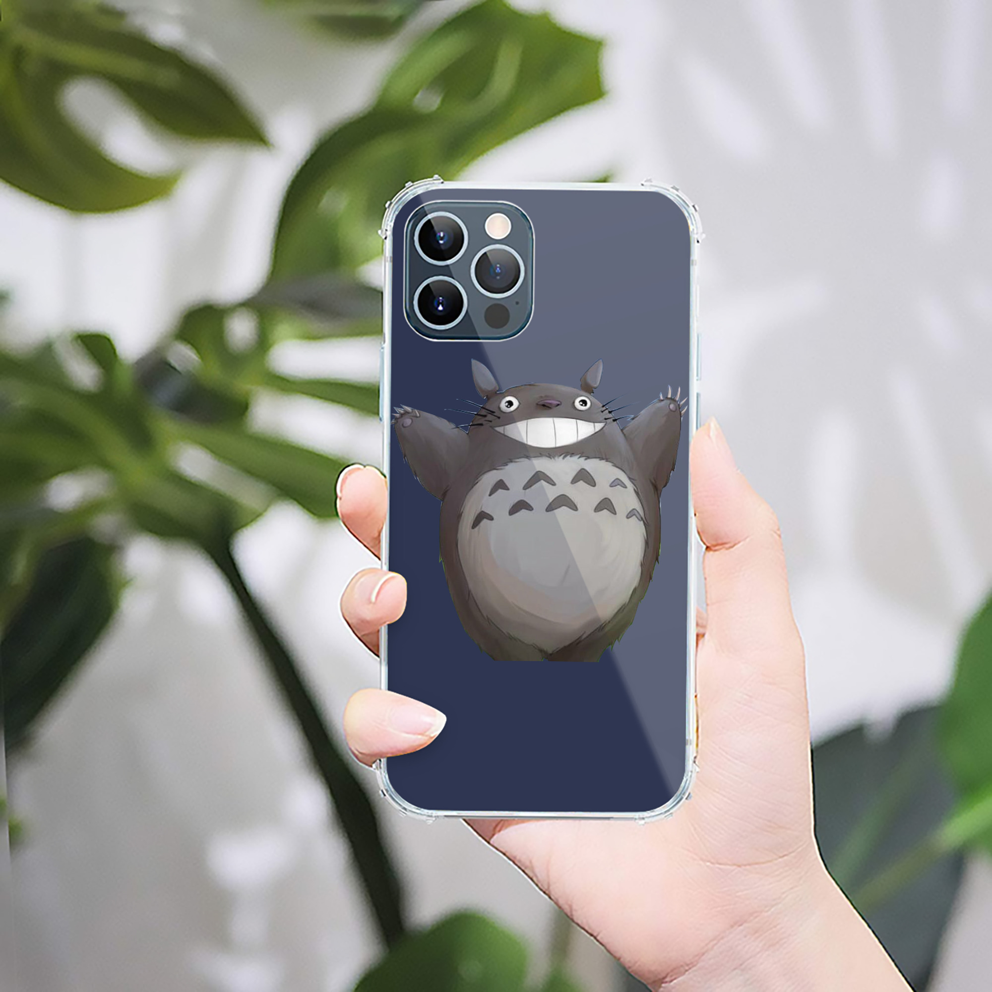 （画像用） となりのトトロ 草壁メイ 草壁サツキ My Neighbor Totoro Satsuki Kusakabe Mei Kusakabe 【iPhone 12シリーズ対応】透明スマホケース（クリアソフトケース）
